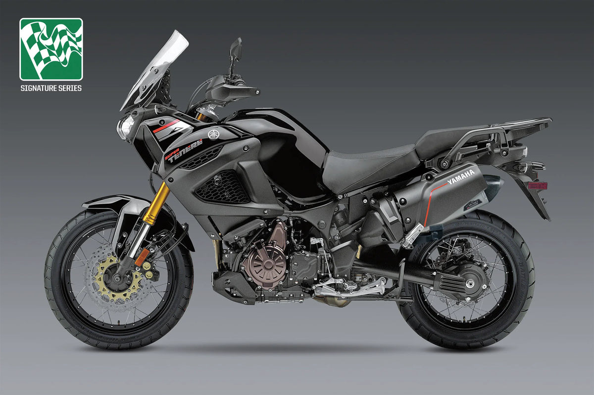 Yoshimura SUPER TENERE 12-24 RS-4T Stainless Slip-On Exhaust, W/ Stainless Muffler