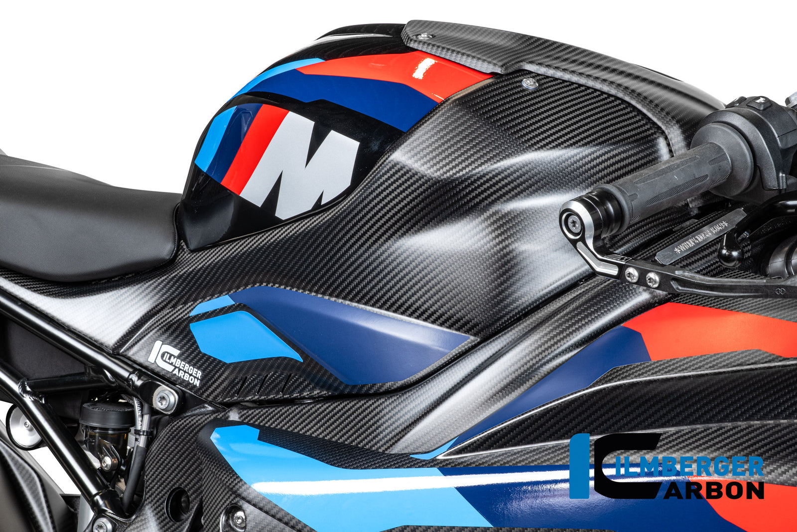 Ilmberger Carbon Tank Side Panel Full Version Right BMW M1000RR / S1000RR - Matte / Twill