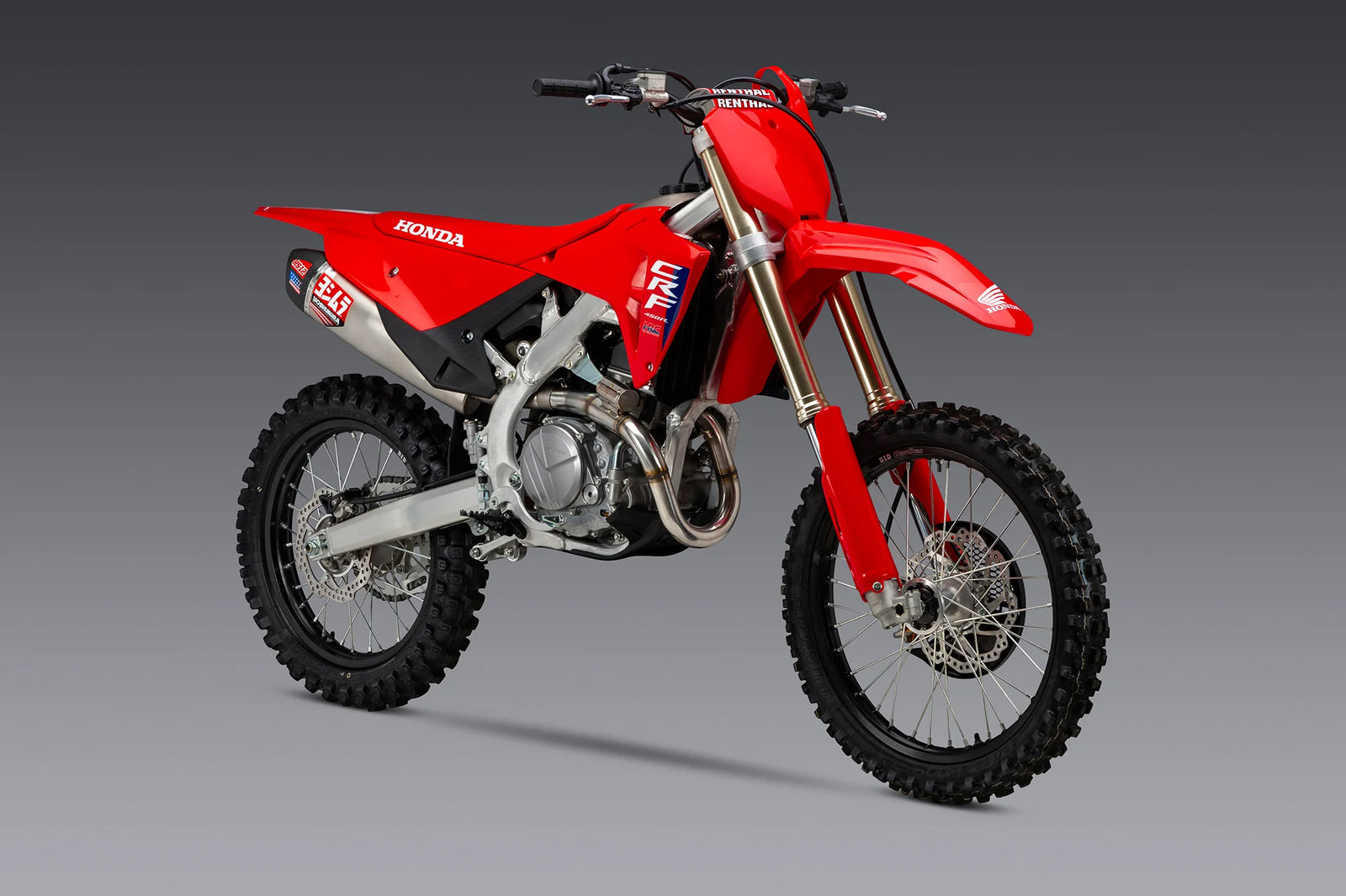 Yoshimura CRF450R/RX 25-26 RS-12 Stainless Full Exhaust, W/ Stainless Muffler