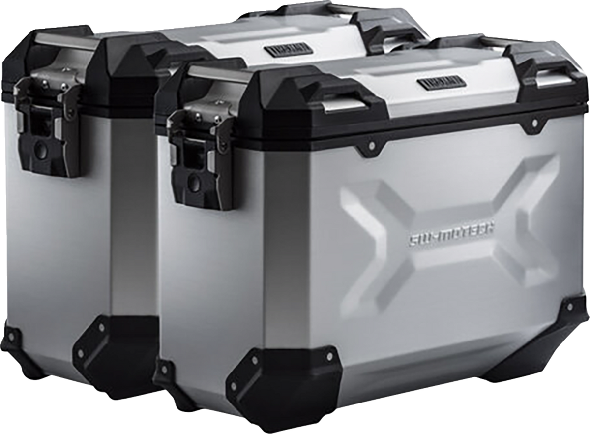 SW-Motech TRAX ADV Aluminum Case System - Silver - Yamaha Tracer 9 GT '21-'24