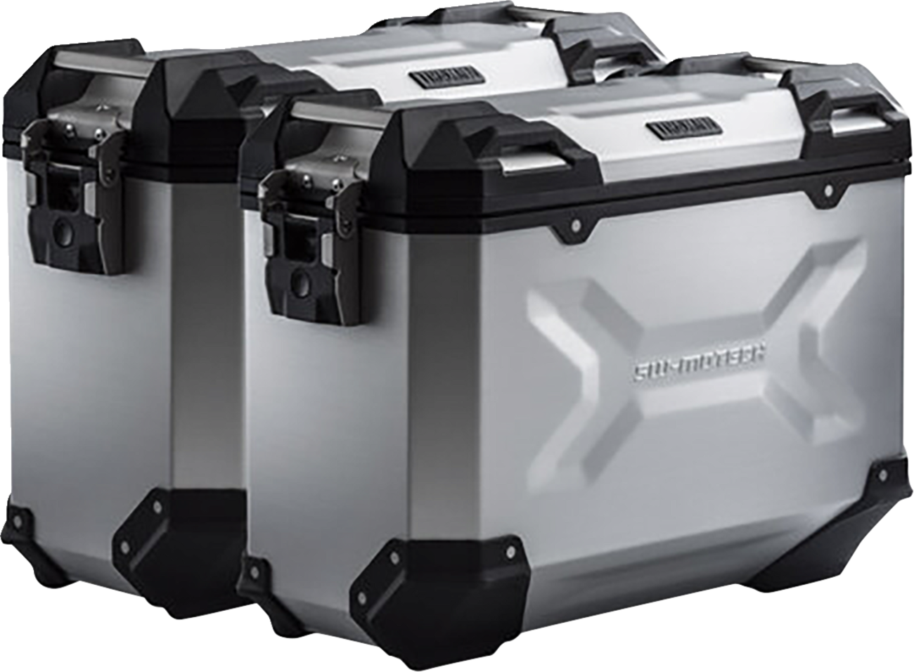 SW-Motech TRAX ADV Aluminum Case System - Silver - Yamaha Tracer 9 GT '21-'24