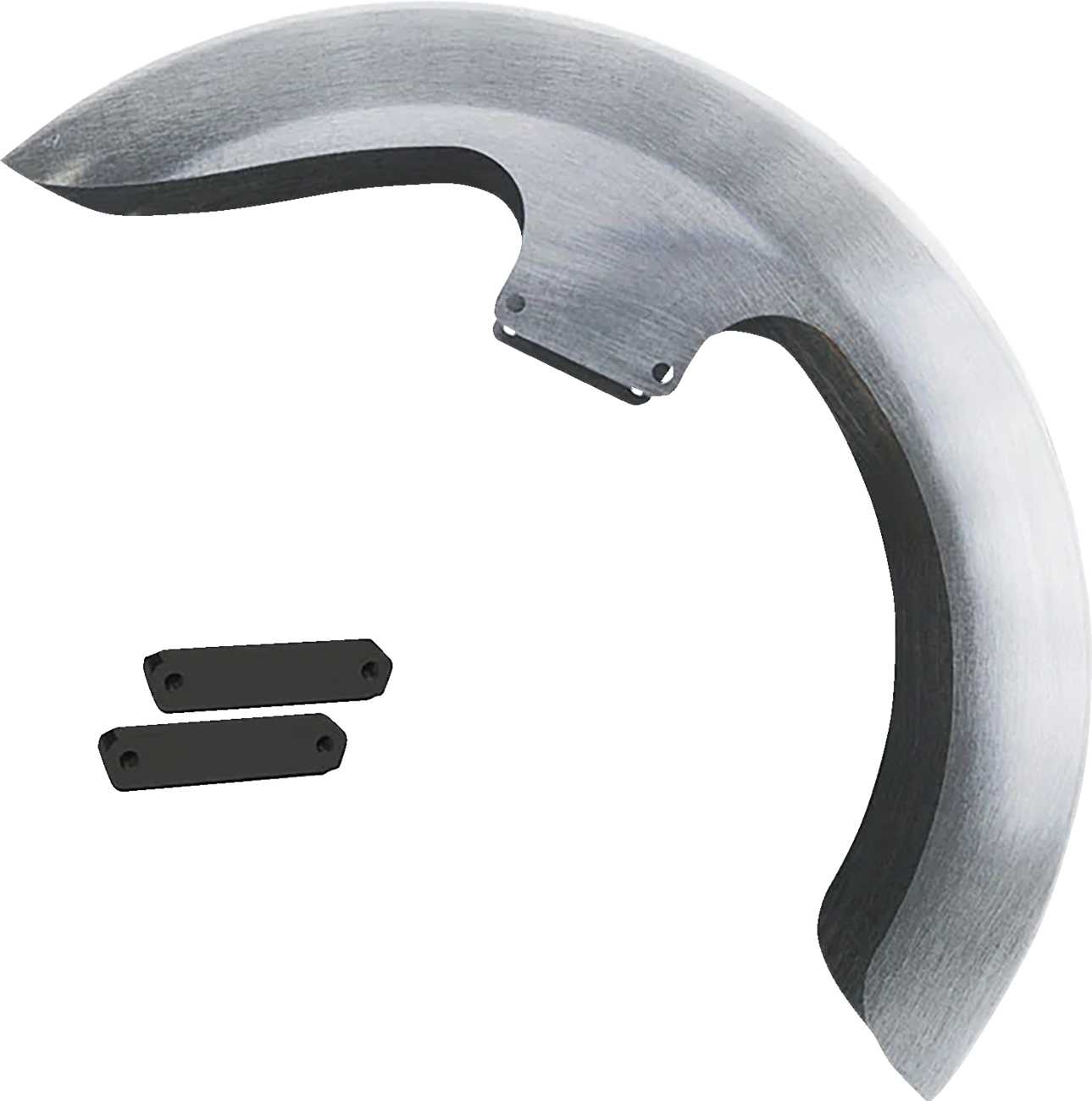 Paul Yaffe Bagger Nation Thicky Front Fender - OEM 16"-19" Wheel - With Black Adapters