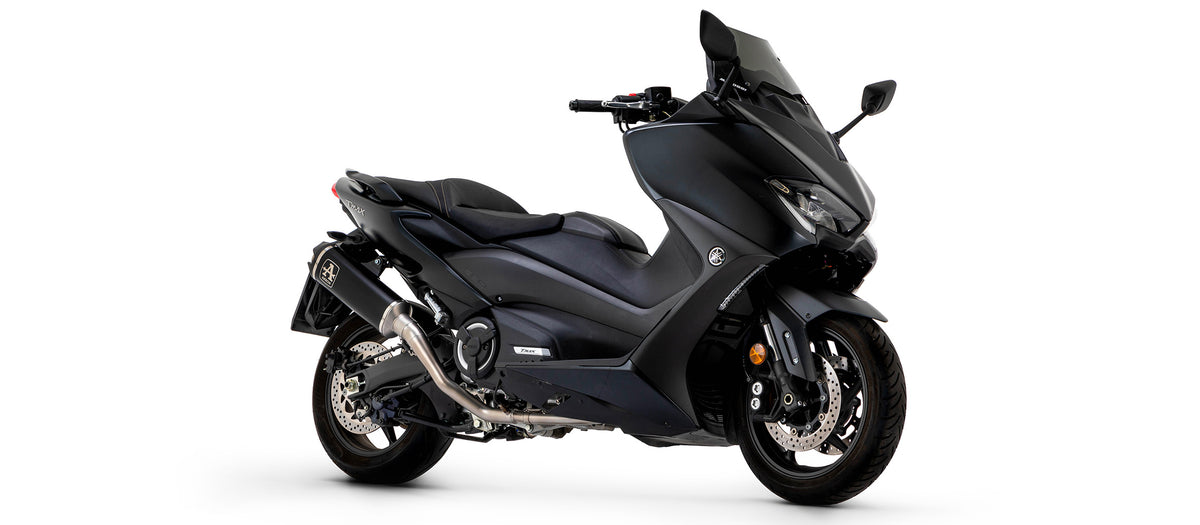 73521PKNW Full System With Indy Race Titanium Dark Slip Ons