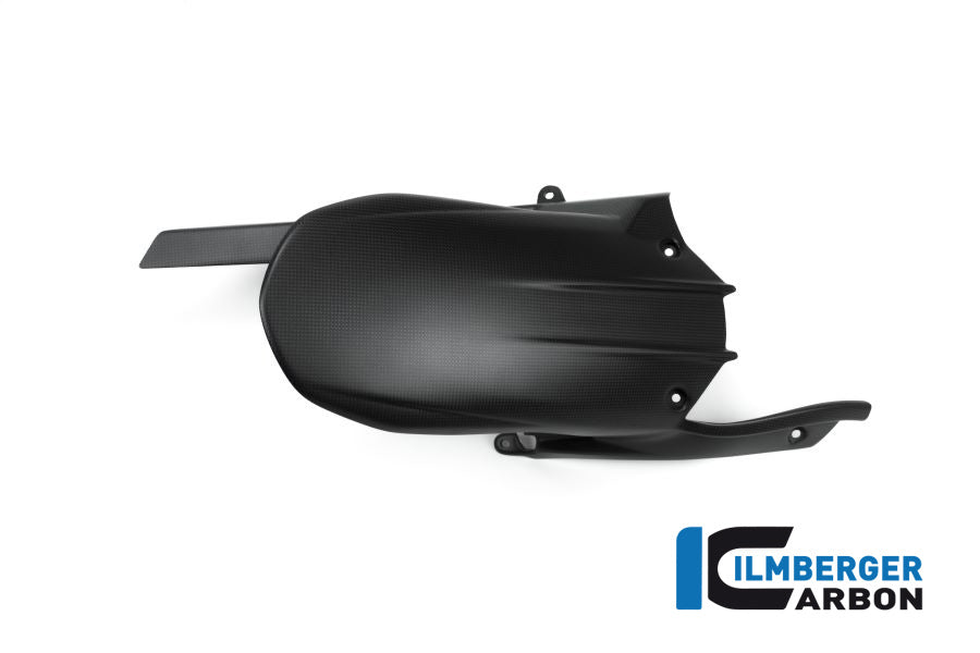 Ilmberger Carbon Rear Hugger Including Upper Chain Guard Ducati MTS 1200 2016 Enduro - Matte