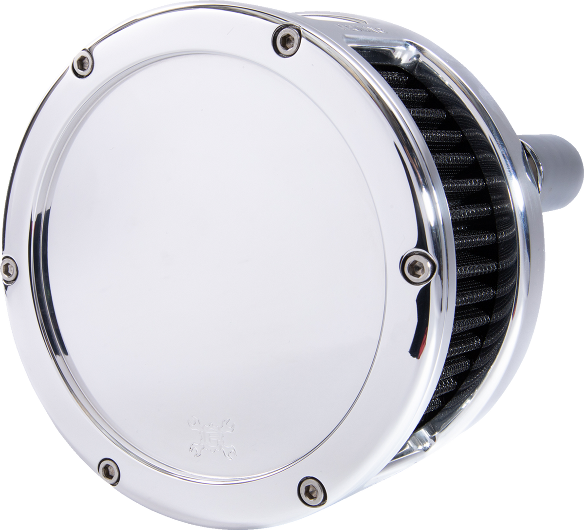 Feuling Parts BA Series Air Cleaner Kit - Chrome - Black Filter