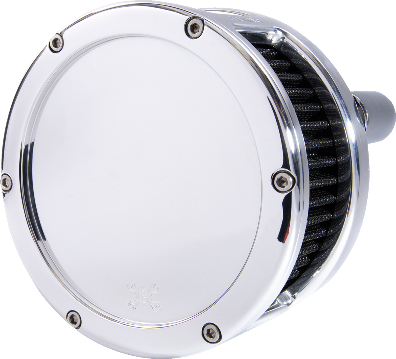 Feuling Parts BA Series Air Cleaner Kit - Chrome - Black Filter
