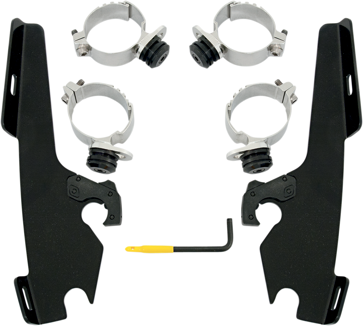 Memphis Shades Fats/Slim Trigger Lock Mounting Kit - Fury - Black