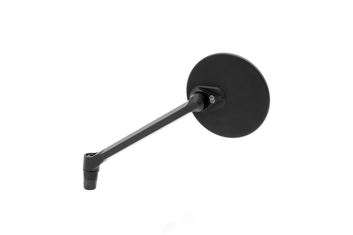 Gilles Tooling MOON Dashboard Mirror Left Round Black Matt