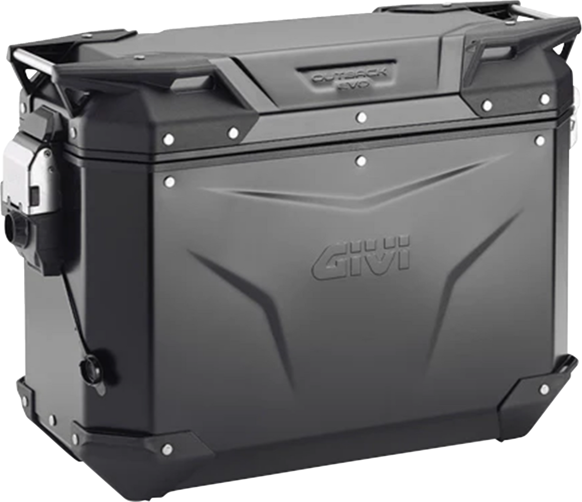GIVI Outback Evo Side Case - Left - 37 Liter - Black