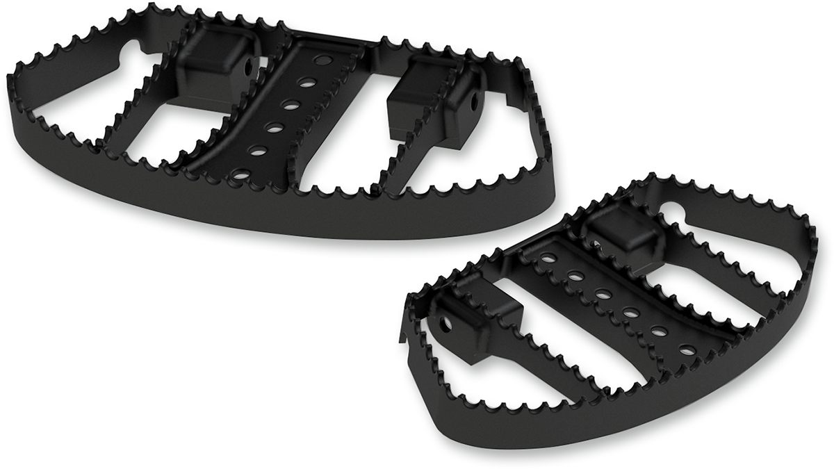Burly Brand MX Passenger Floorboards - Black - FL