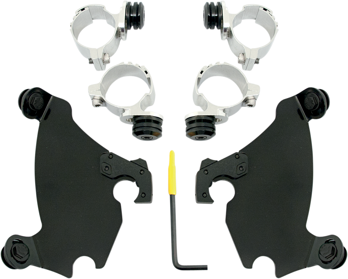 Memphis Shades Gauntlet Mounting Kit - Black - XL