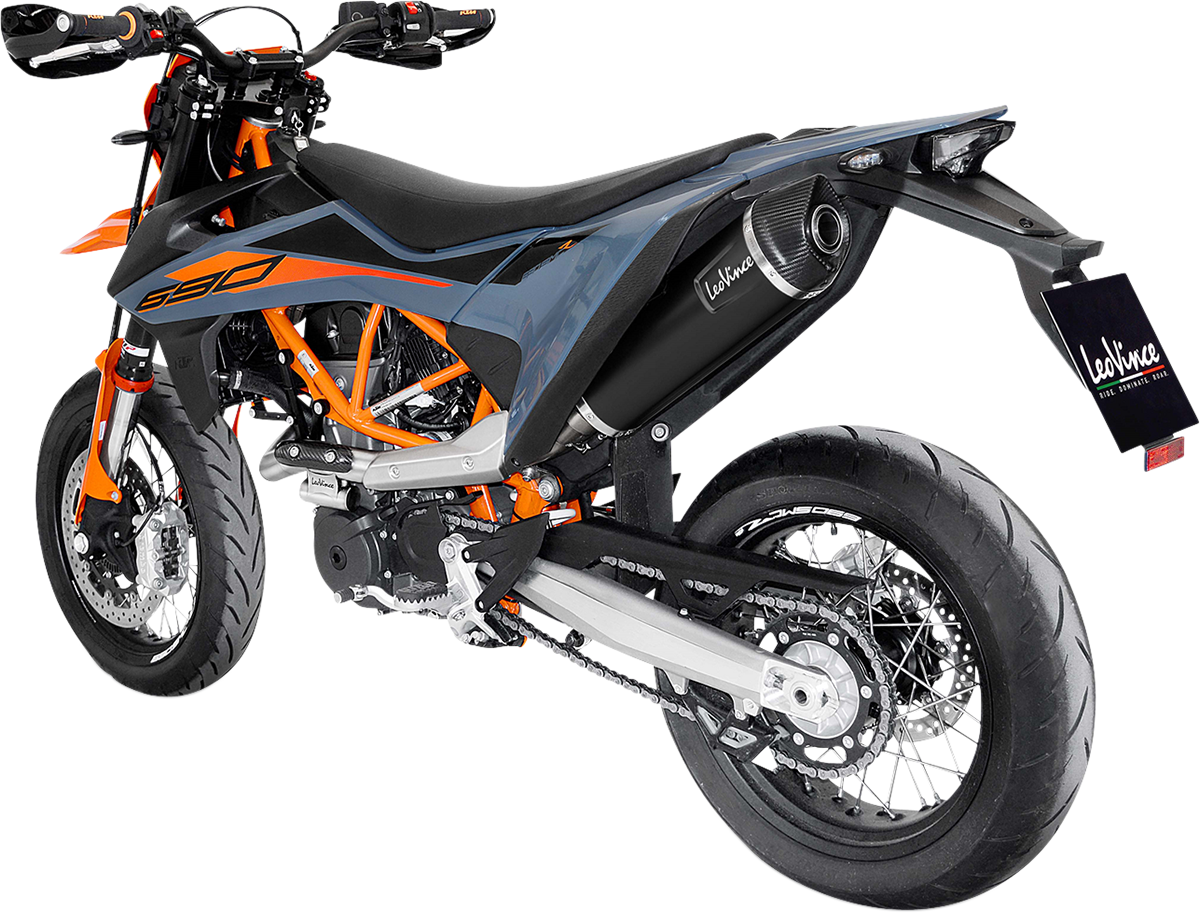 LeoVince Nero Exhaust System - Black Stainless - KTM 690