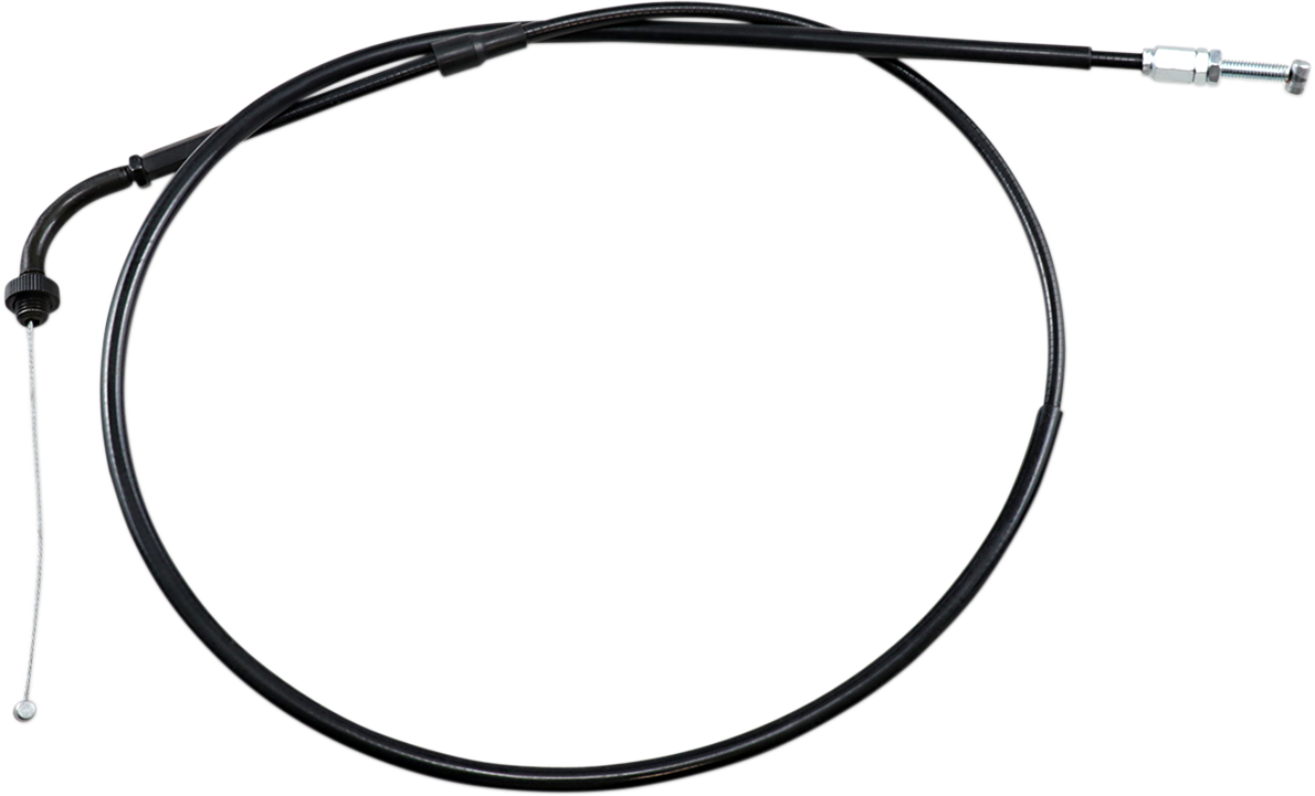 Motion Pro Black Vinyl Throttle Cable - Pull - +6" - '95-'07 VT1100