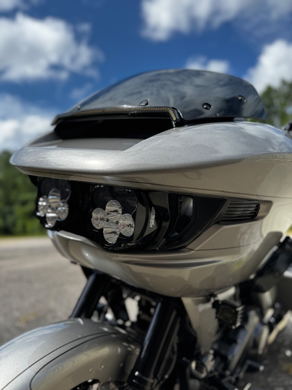 Custom Dynamics Shark Demon® 2 Headlight Light - W/ Speed Plates