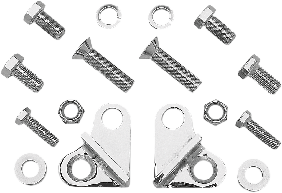 Burly Brand Lowering Kit - Rear - Lowers 1" - Chrome - '85-'96 FLT