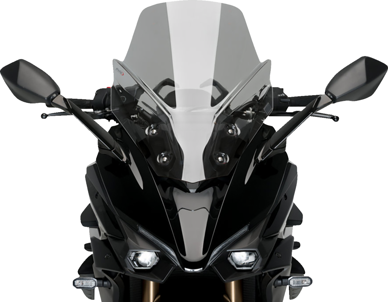 PUIG HI-Tech Parts Touring Windscreen - 21-1/2" - Smoke - GSX-S1000