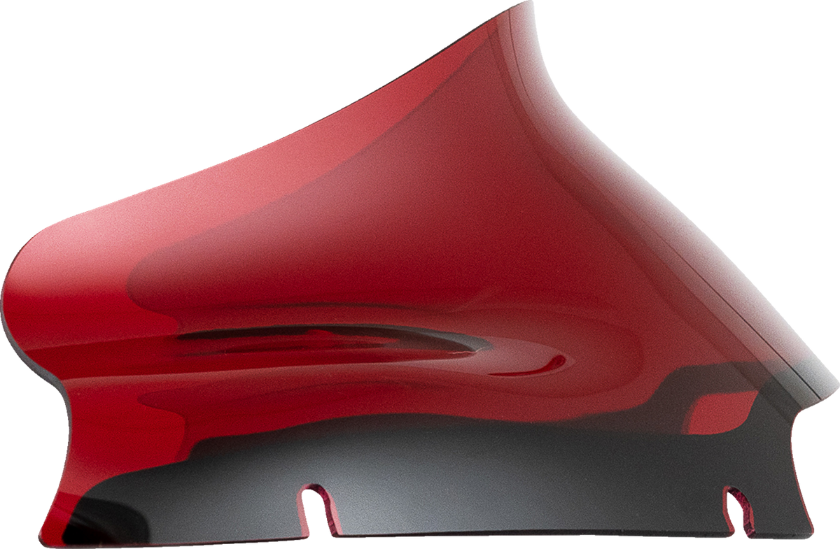 Klock Werks Kolor Flare® Windshield - 6" - Red - '15-'25 FLTR