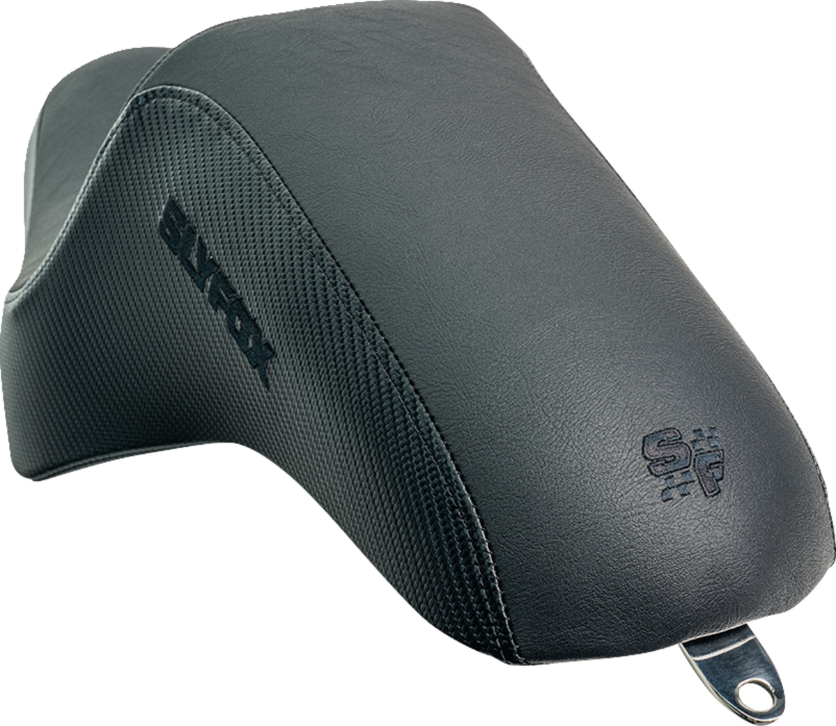 Slyfox Drifter Seat - Black Logo - Black Vinyl W/ Slipstop - Carbon Fiber - XL '04-'22