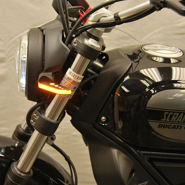 NRC Ducati Scrambler Cafe Racer/Sixty2/Desert Sled Front Turn Signals (2015 - Present)