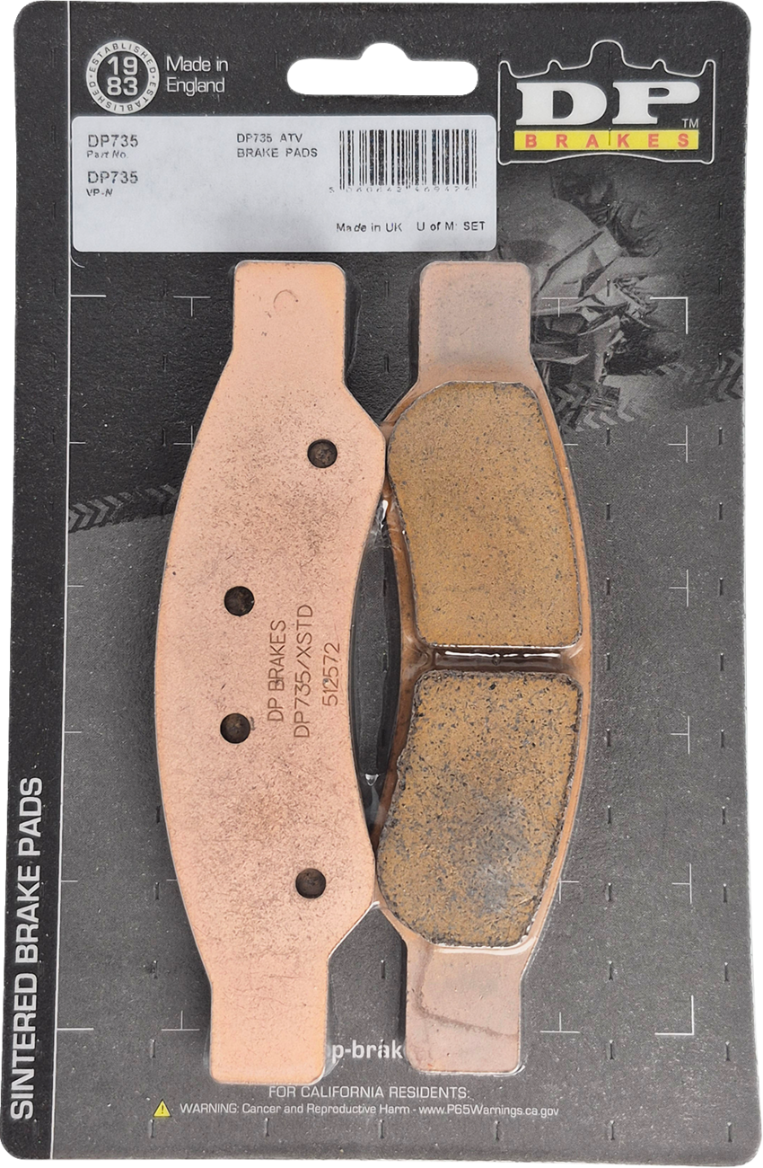 DP Brakes Sintered Brake Pads - Maverick 1000R