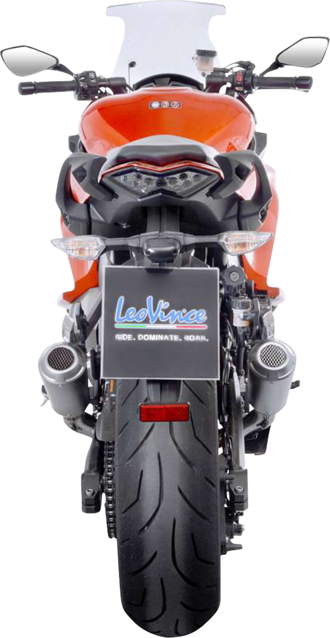 LeoVince LV-10 Slip-On Muffler - Stainless Steel - Z1000