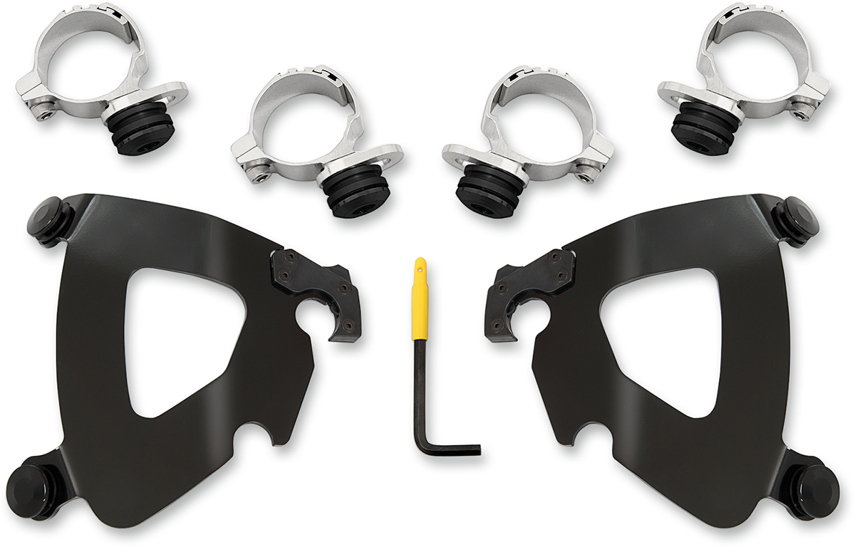 Memphis Shades Gauntlet Mounting Kit - Black - Scout