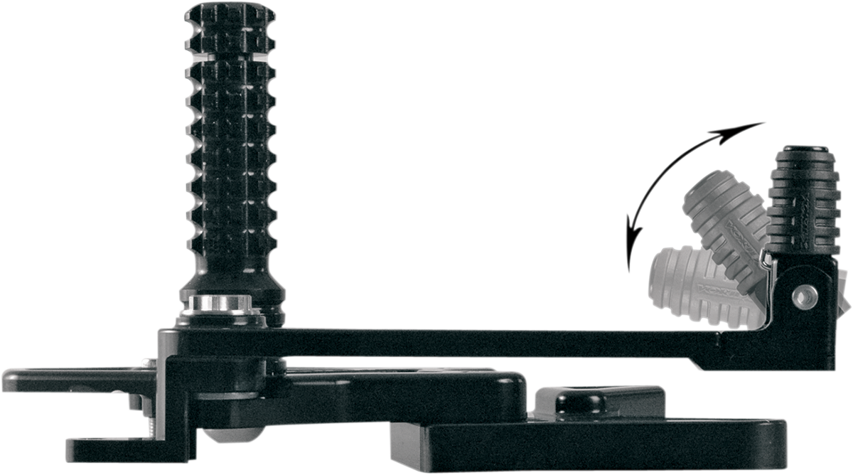Vortex V2 Rearset - Black - GSXR1000