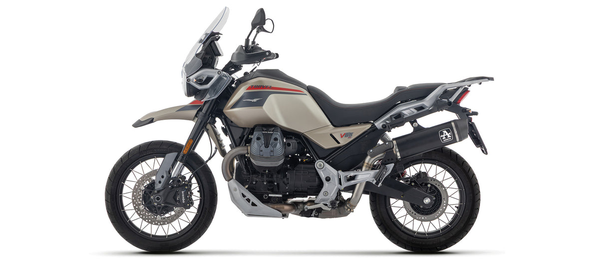 Indy Race Aluminium Dark" Slip On With Carbon End Cap"