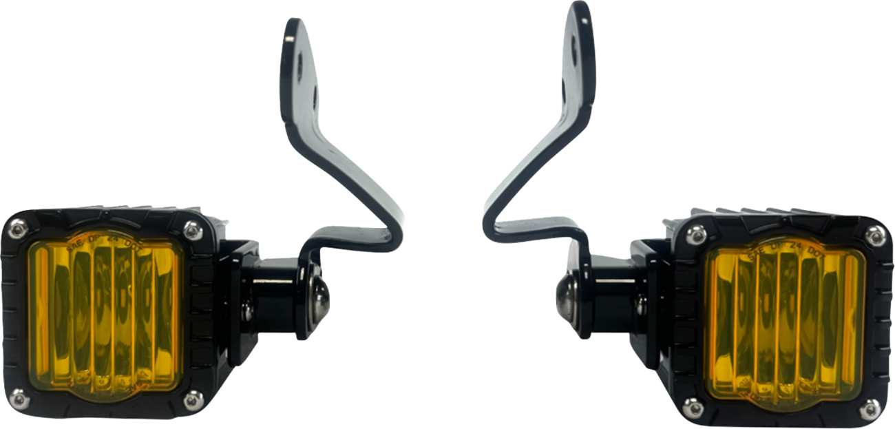 Custom Dynamics Front Turn Signals - Shark Demo® - LED - Yellow