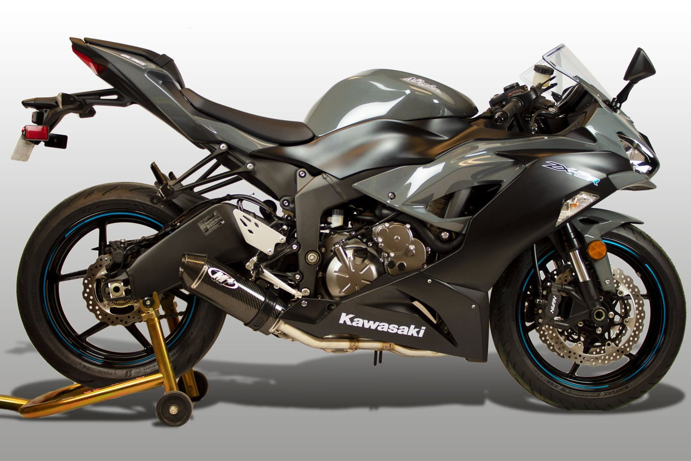 M4 Exhaust 2019 ZX6R Full System Street Slayer Carbon