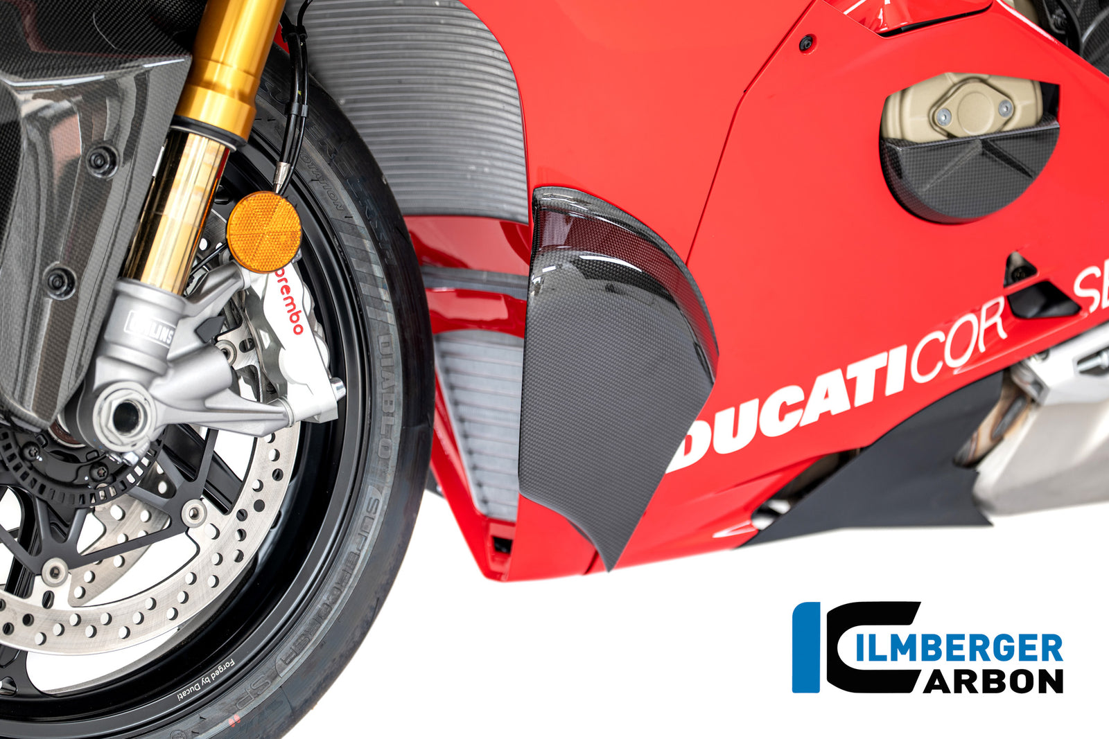 Ilmberger Carbon Sidepod Left Carbon Glossy Ducati Panigale V4 R 2025