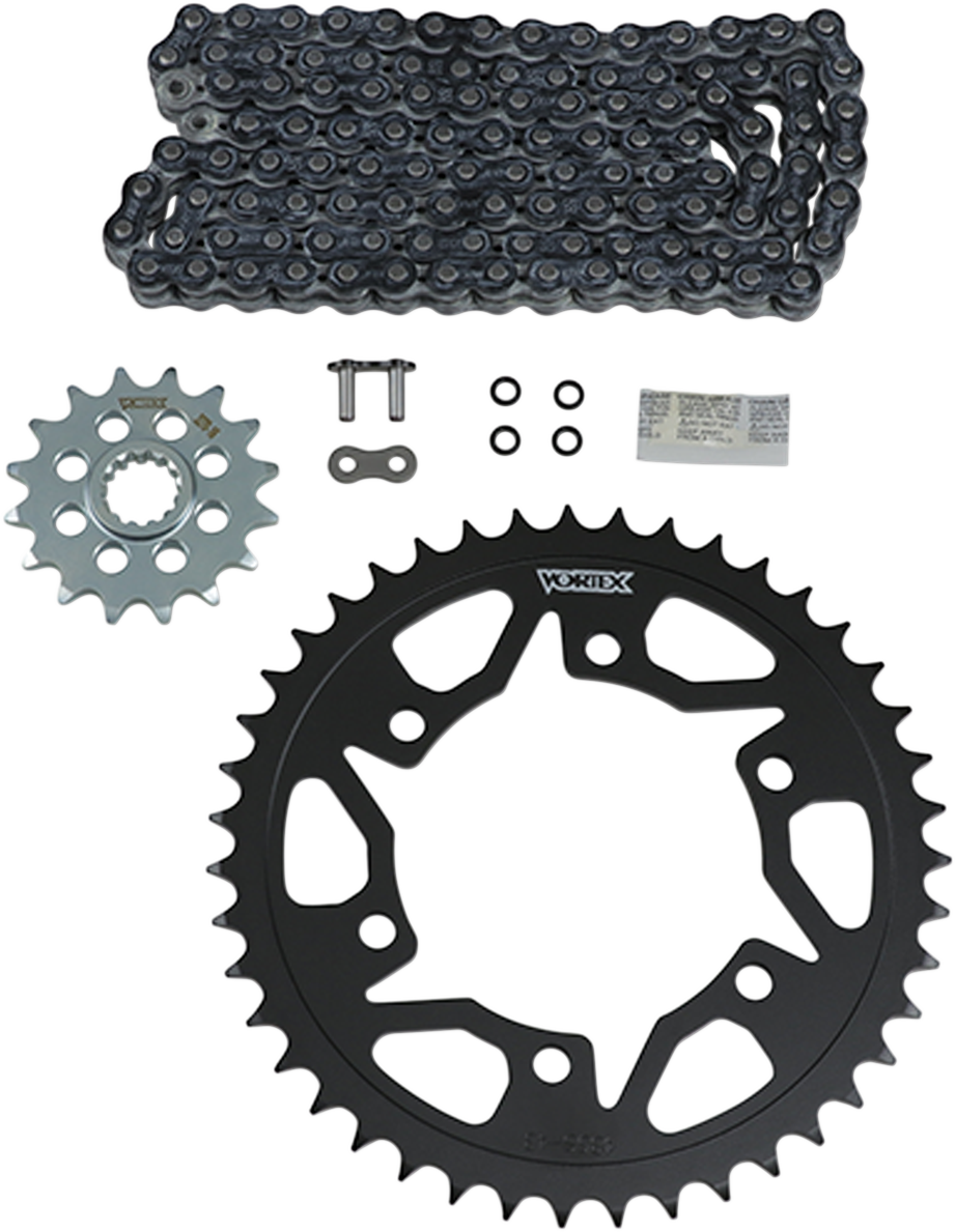 Vortex Chain And Sprocket Kit - WSS - Black - Suzuki GSX-R600