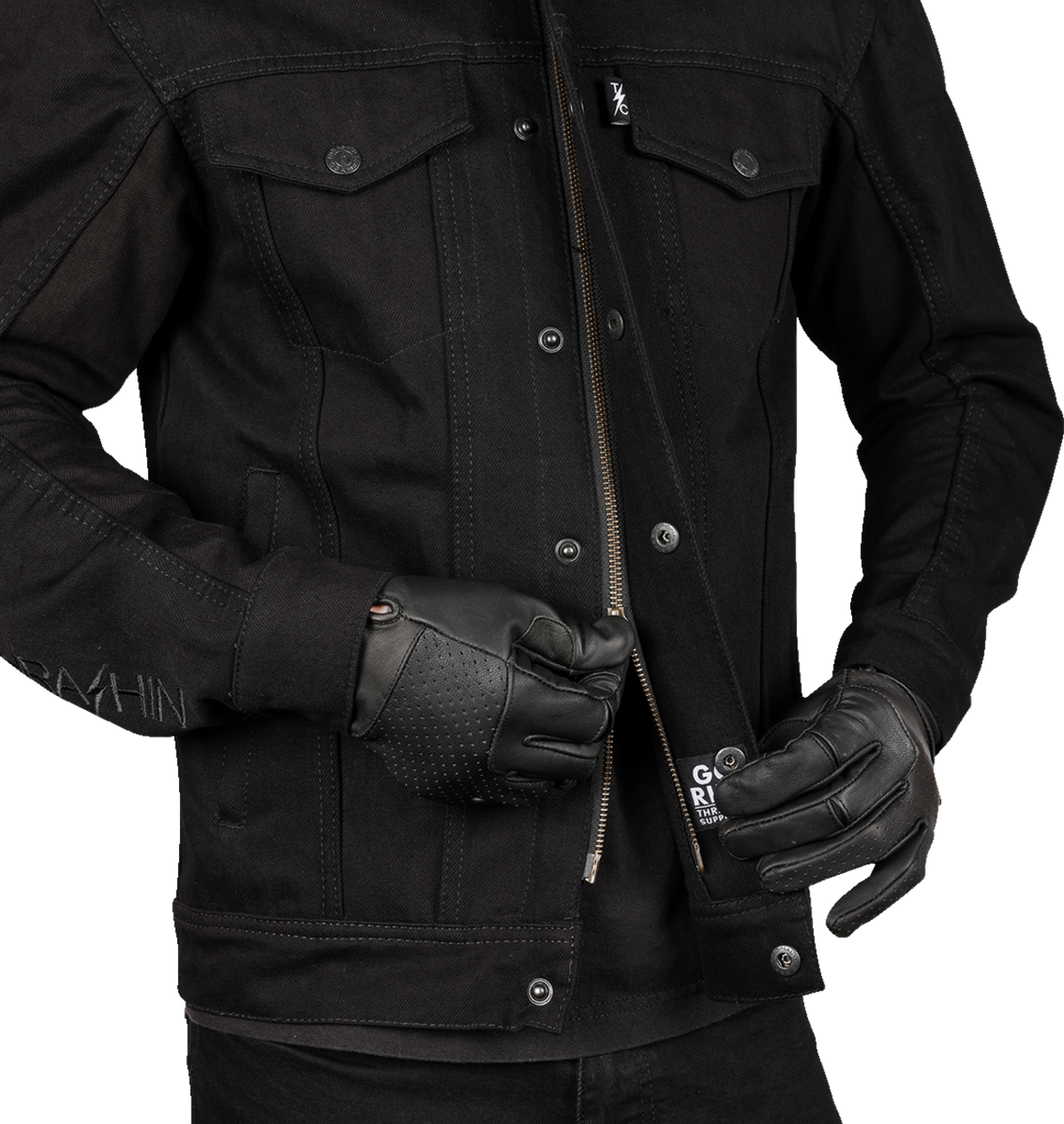 Thrashin Supply CO. Highway V2 Denim Riding Jacket