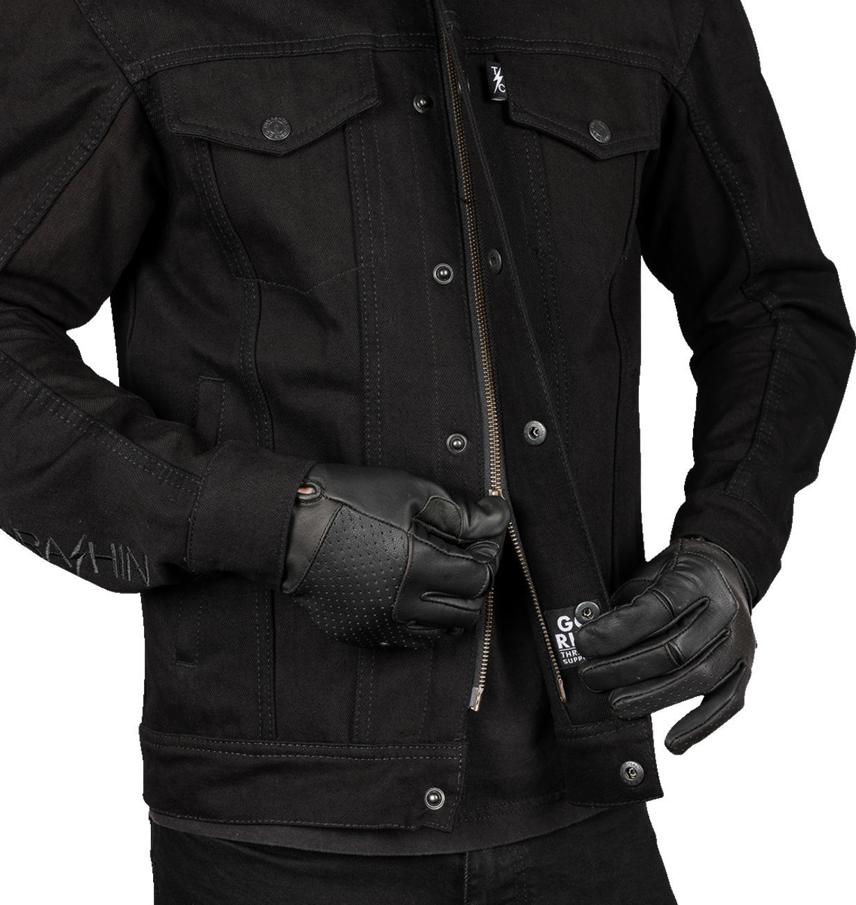 Thrashin Supply CO. Highway V2 Denim Riding Jacket