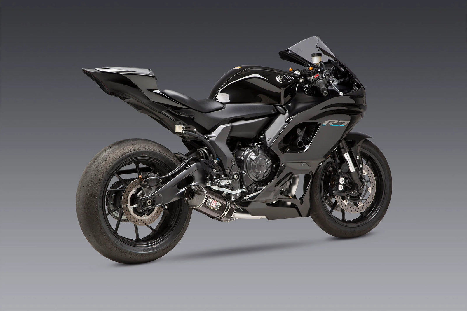 Yoshimura FZ/MT-07 15-26 / XSR700 18-26 / R7 22-26 Race R-77 Stainless Full Exhaust, W/ CF Muffler