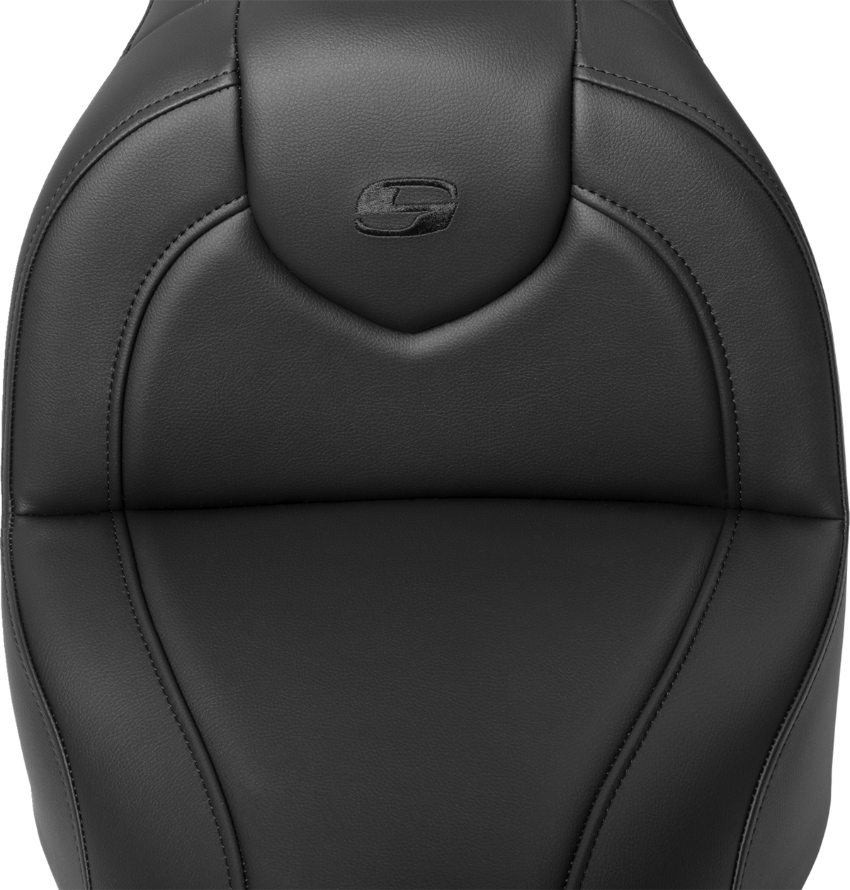 Saddlemen RoadSofa™ Seat - With Backrest - Black Stitch - FXBR/S '18-'20