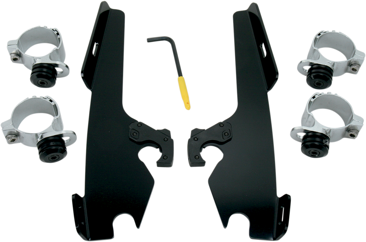 Memphis Shades Fats/Slim Trigger Lock Mounting Kit - Wide - Black
