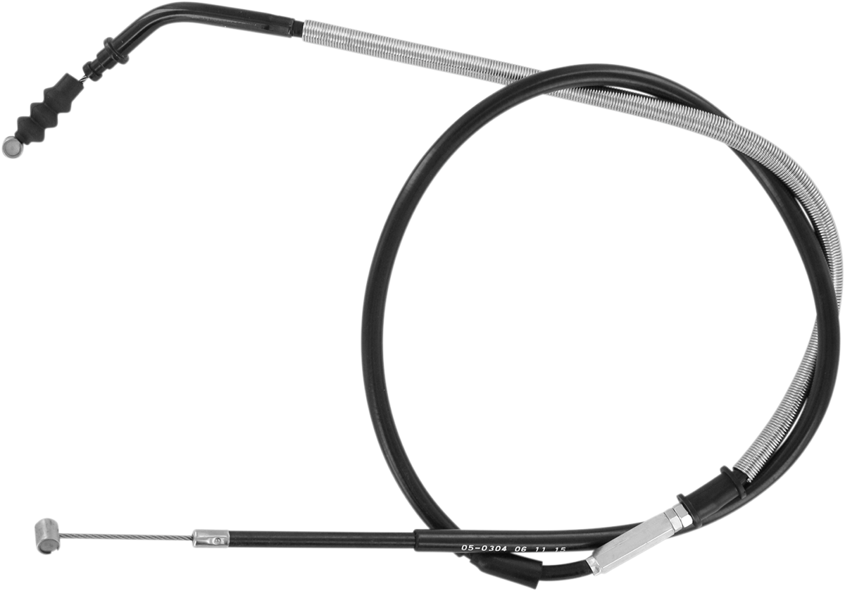 Motion Pro Black Vinyl Clutch Cable - +2" - Yamaha