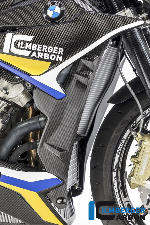 Ilmberger Carbon Radiator Cover / Badge Holder Right Side - BMW S 1000 R (Ab 2017)