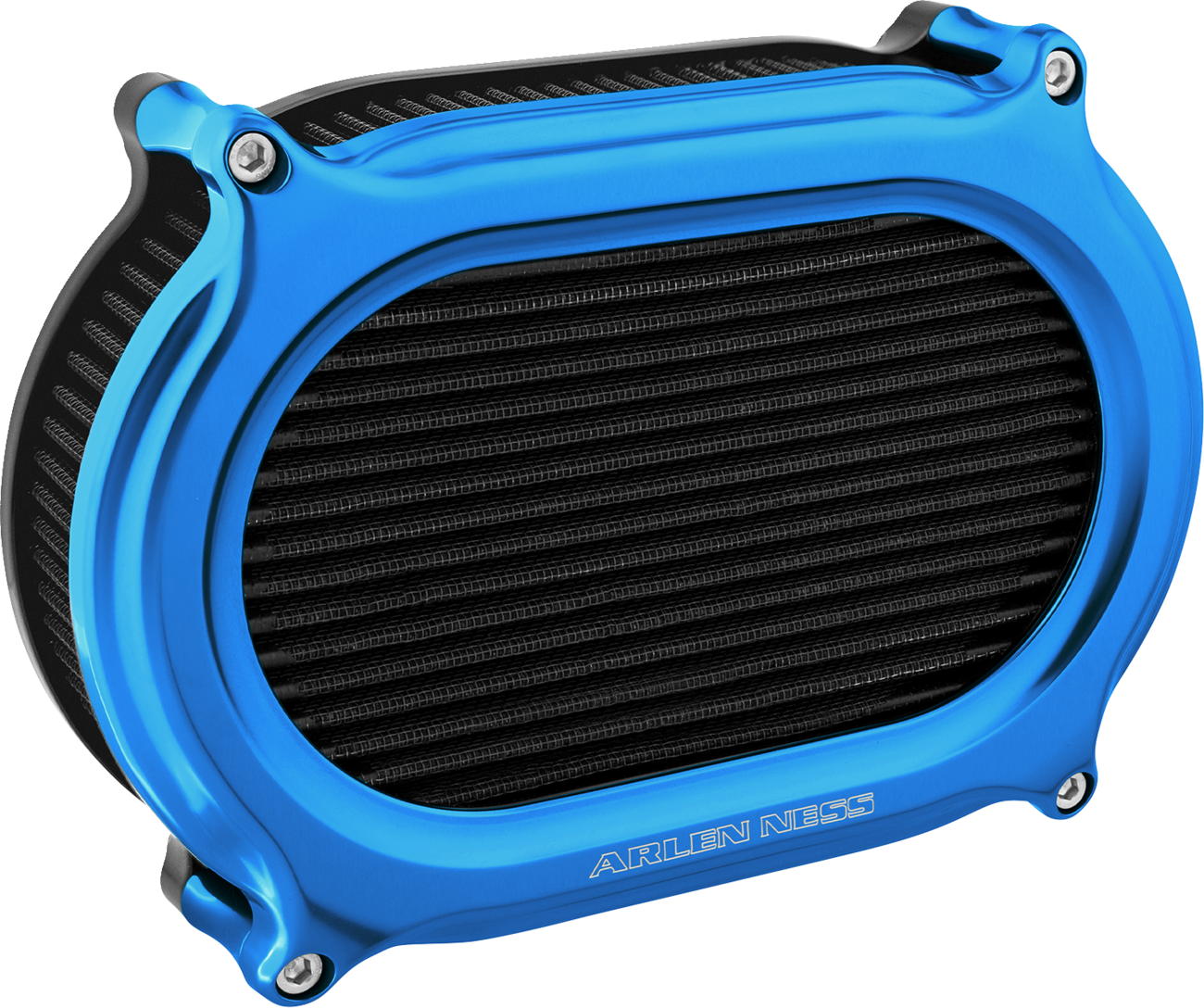 Arlen NESS Stage 2 Oval Air Cleaner Kit - Blue