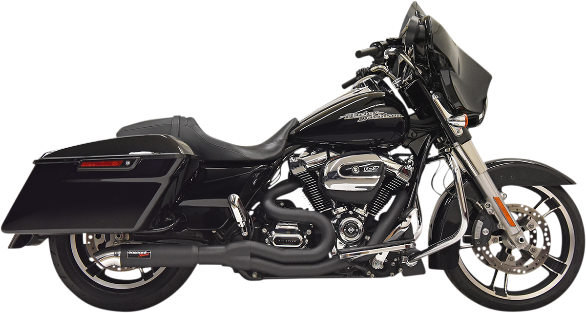 Bassani Xhaust 2:1 Exhaust - Black
