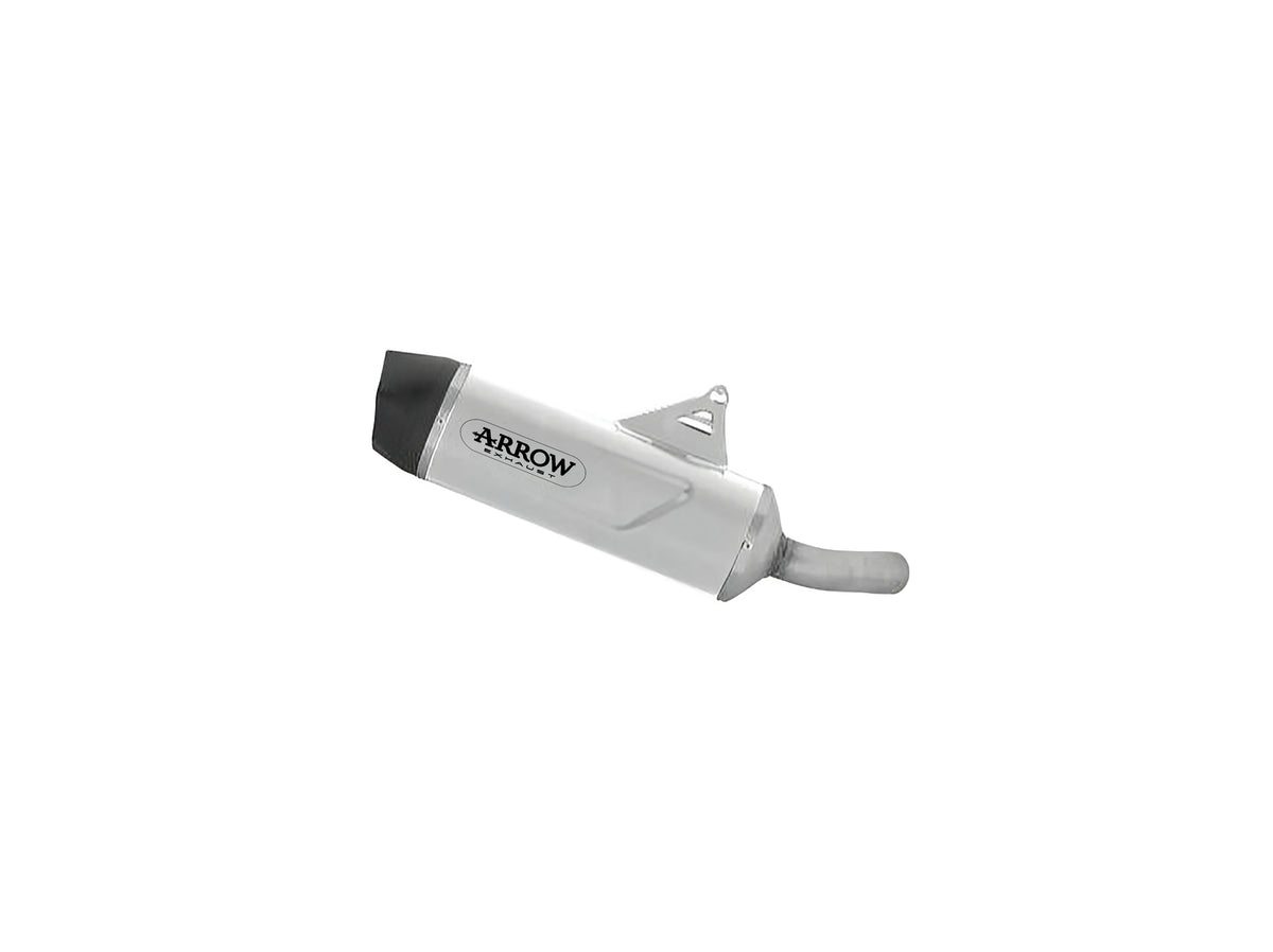 72664AK Indy Race Evo Aluminium Slip On With Carbon End Cap