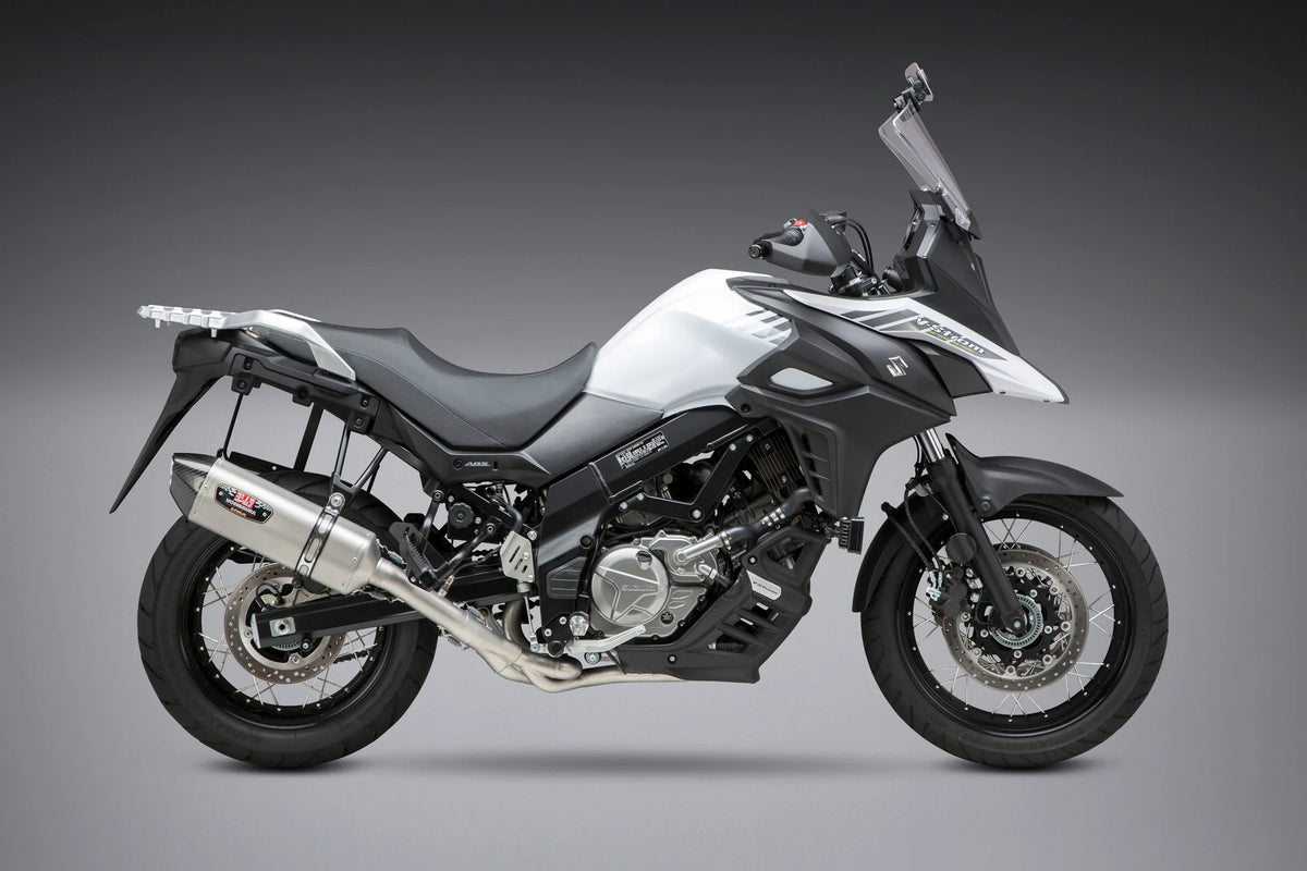 Yoshimura V-Strom 650 17-25 Race R-77 Stainless 3/4 Exhaust, W/ Stainless Muffler