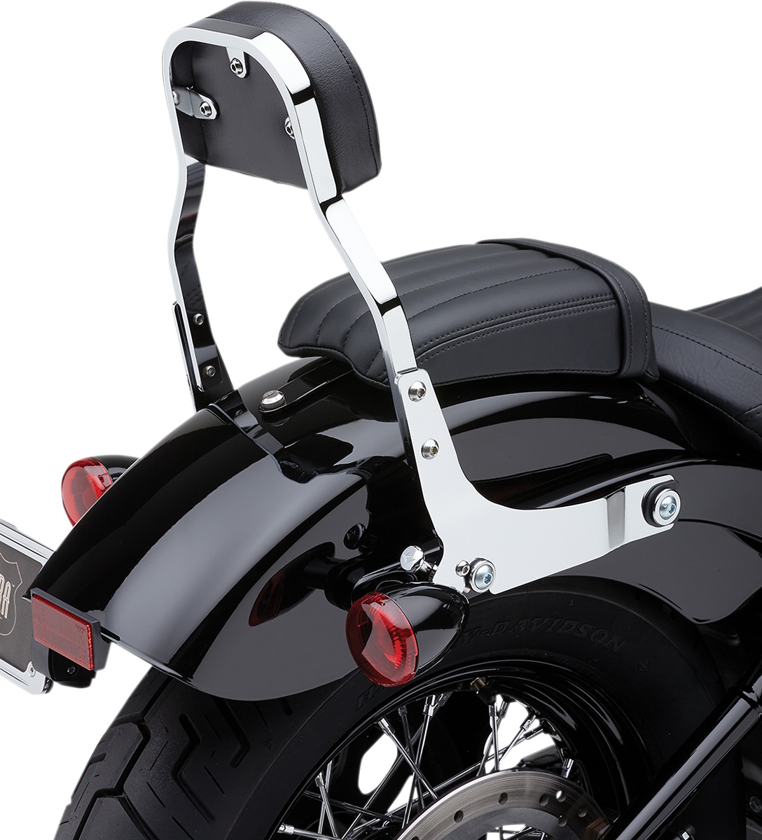 Cobra Backrest Kit - 11" - Chrome - FLHC/S
