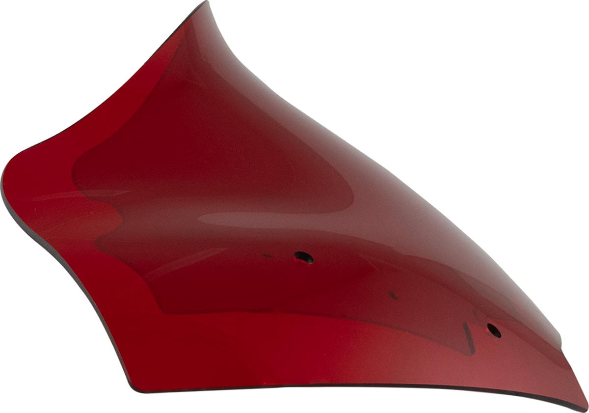 Klock Werks Kolor Flare® Windshield - 10" - Red - '23-'25 FLTRX