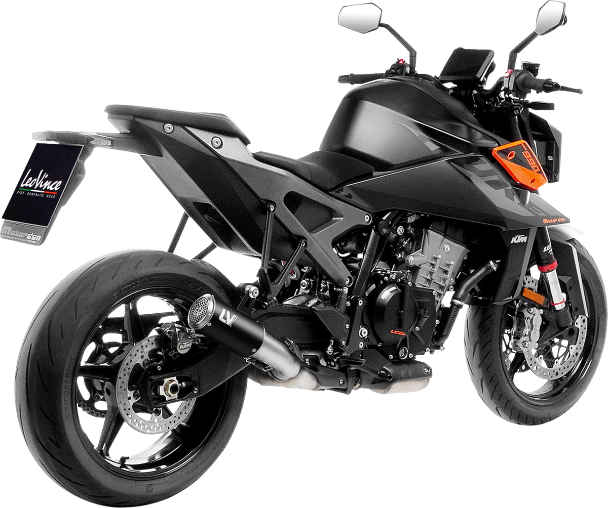 LeoVince LV Corsa S Black Edition Slip-On Muffler - KTM 990 Duke