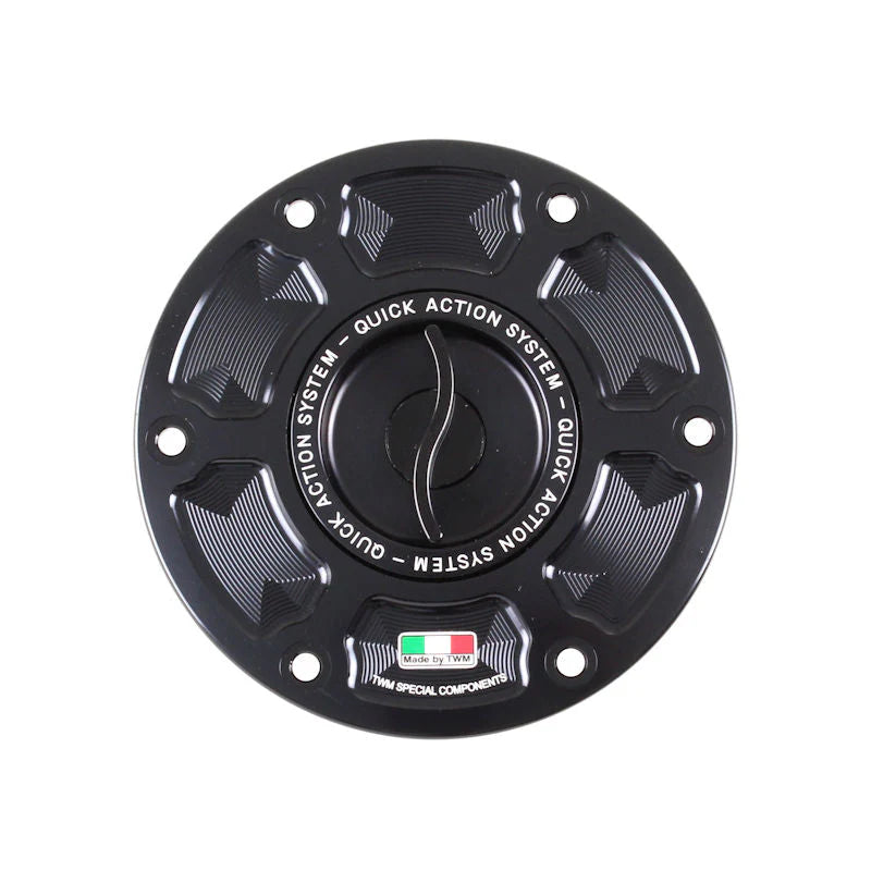 TWM Quick Action CNC Aluminum Gas Cap For Ducati - TDPR.08