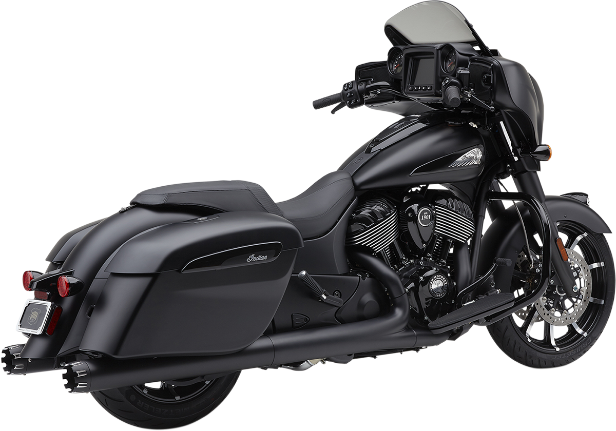 Cobra Dual Cut Slip-On Mufflers - Black