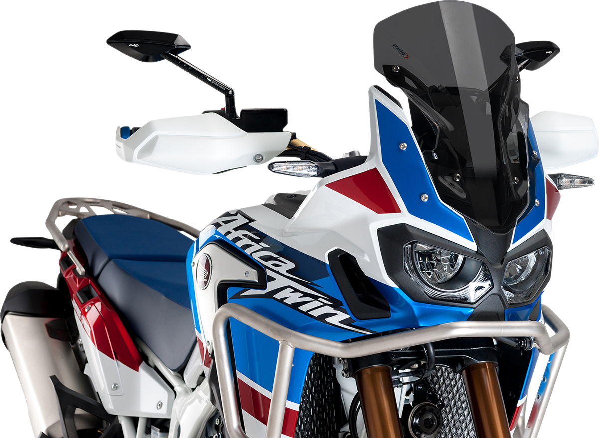 PUIG HI-Tech Parts Race Windscreen - 16-1/4" - Smoke - CRF1000L