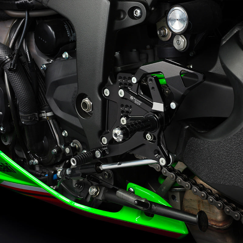 Bonamici Racing Adjustable Rearsets - Kawasaki ZX-6R